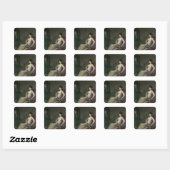 Francisco Jose de Goya y Lucientes | De Marquesa Vierkante Sticker (Vel)