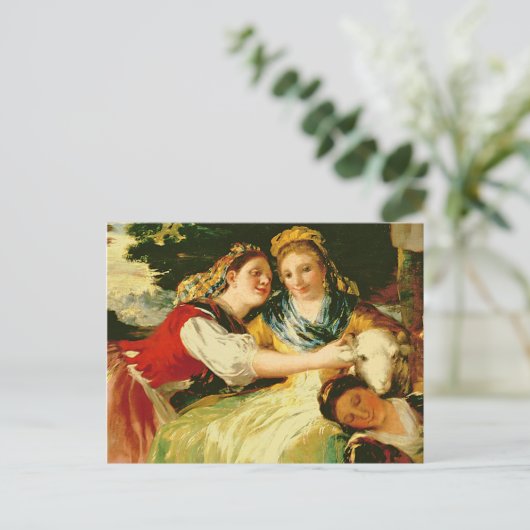 Francisco Jose de Goya y Lucientes | De Washerwom Briefkaart (Staand voorkant)