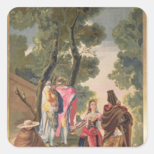 Francisco Jose de Goya y Lucientes De WTO Vierkante Sticker