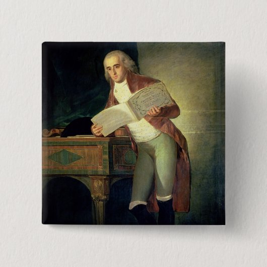 Francisco Jose de Goya y Lucientes | Don Jose Alva Vierkante Button 5,1 Cm (Voorkant)