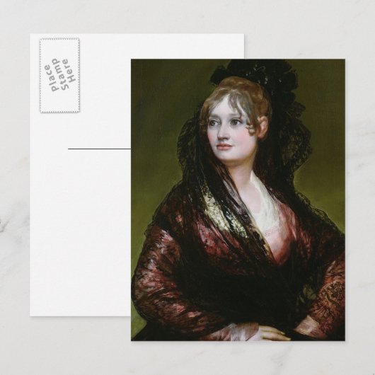 Francisco Jose de Goya y Lucientes | Dona Isabel d Briefkaart (Voorkant / Achterkant)