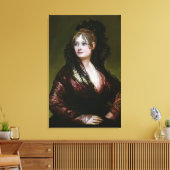 Francisco Jose de Goya y Lucientes | Dona Isabel d Canvas Afdruk (Insitu (Woonkamer))