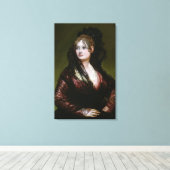 Francisco Jose de Goya y Lucientes | Dona Isabel d Canvas Afdruk (Insitu (Houten vloer))