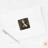 Francisco Jose de Goya y Lucientes | Dona Isabel d Vierkante Sticker (Envelop)