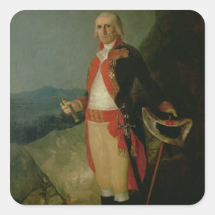 Francisco Jose de Goya y Lucientes Generaal Jose Vierkante Sticker