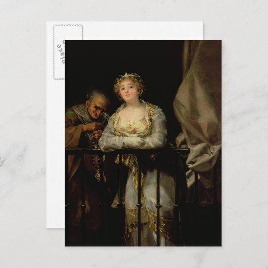 Francisco Jose de Goya y Lucientes | Maja en Cele Briefkaart (Voorkant / Achterkant)