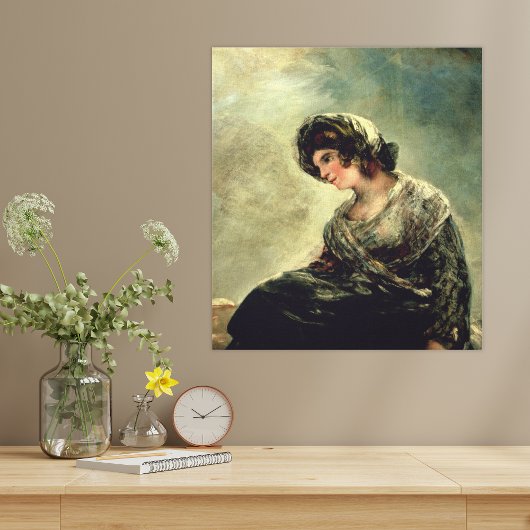 Francisco Jose de Goya y Lucientes | Milkmaid Canvas Afdruk