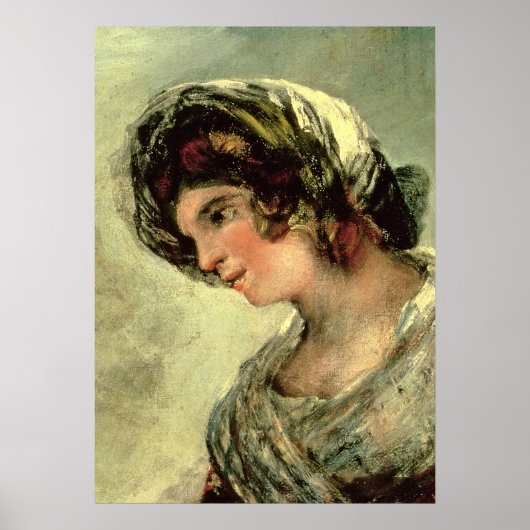 Francisco Jose de Goya y Lucientes | Milkmaid Poster (Voorkant)