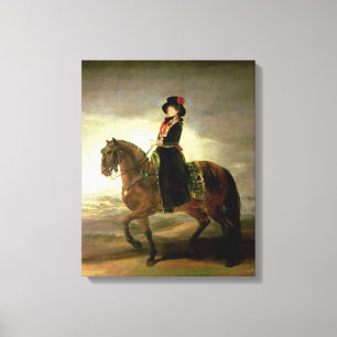 Francisco Jose de Goya y Lucientes   Paardse po Canvas Afdruk