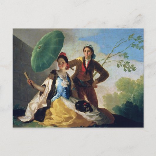 Francisco Jose de Goya y Lucientes | Parasol, Briefkaart (Voorkant)