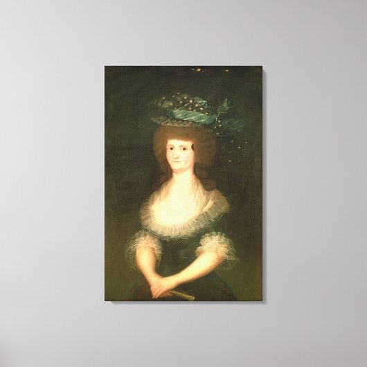 Francisco Jose de Goya y Lucientes | Portret Quee Canvas Afdruk (Voorkant)