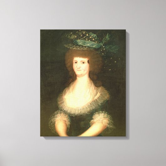 Francisco Jose de Goya y Lucientes | Portret Quee Canvas Afdruk (Voorkant)