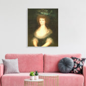Francisco Jose de Goya y Lucientes | Portret Quee Canvas Afdruk (Insitu (Woonkamer))