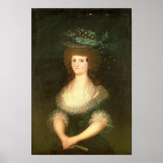 Francisco Jose de Goya y Lucientes | Portret Quee Poster (Voorkant)