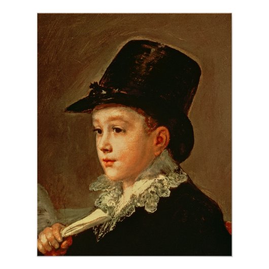 Francisco Jose de Goya y Lucientes | Portret van M Poster (Voorkant)