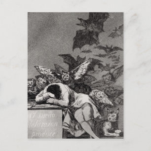 Francisco Jose de Goya y Lucientes   Slaapstand Briefkaart