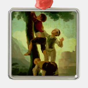 Francisco Jose de Goya y Lucientes Stijgcabine Metalen Ornament