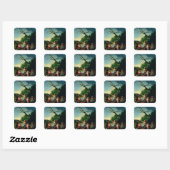 Francisco Jose de Goya y Lucientes | Swing Vierkante Sticker (Vel)