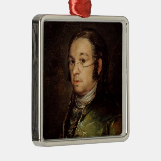 Francisco Jose de Goya y Lucientes | Zelfportret Metalen Ornament (Rechts)
