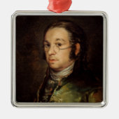 Francisco Jose de Goya y Lucientes | Zelfportret Metalen Ornament (Voorkant)