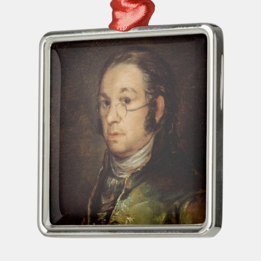 Francisco Jose de Goya y Lucientes | Zelfportret Metalen Ornament (Links)