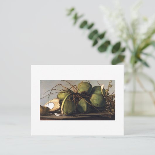 Francisco Oller Cocos Briefkaart (Staand voorkant)