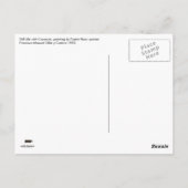 Francisco Oller Cocos Briefkaart (Achterkant)