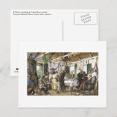 Francisco Oller El Velorio Briefkaart (Voorkant / Achterkant)