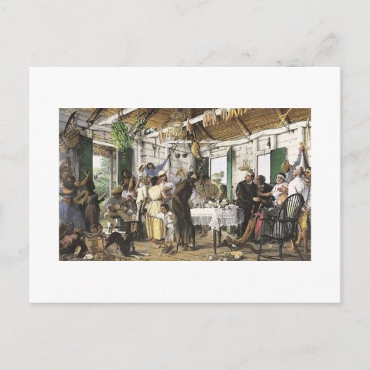 Francisco Oller El Velorio Briefkaart (Voorkant)