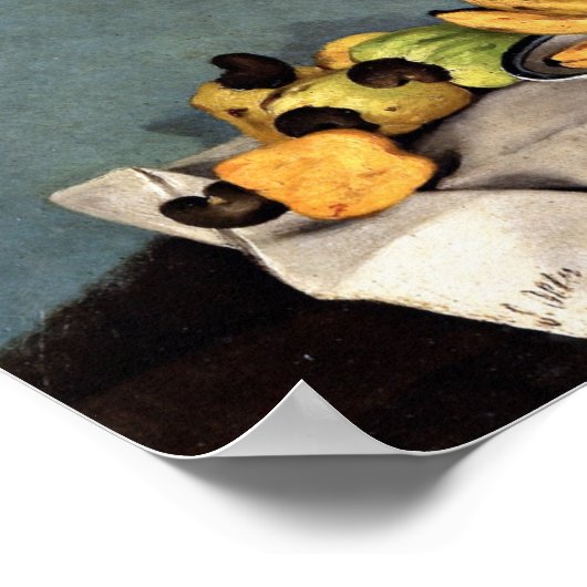 Francisco Oller Still Life Bananas, Pitcher Poster (Hoek)