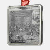Francisco Pizarro Metalen Ornament (Links)