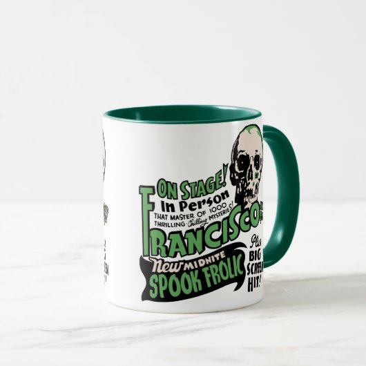 Francisco Spook Show Poster Art Mok (Voorkant rechts)