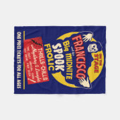 Francisco  Spook Show Poster Fleece Deken (Voorkant (Horizontaal))
