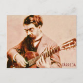 Francisco Tárrega Briefkaart (Voorkant)