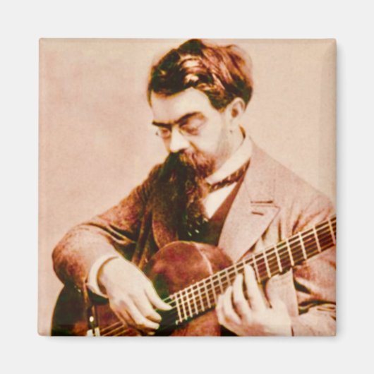 Francisco Tárrega Magneet (Voorkant)