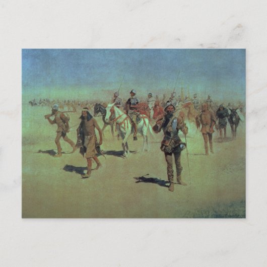 Francisco Vasquez de Coronado Briefkaart (Voorkant)