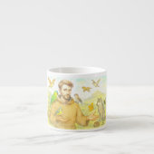 Franciscus - de preek voor vogels en dieren espresso kop (Voorkant)