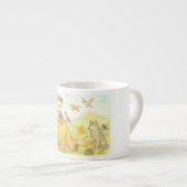 Franciscus - de preek voor vogels en dieren espresso kop (Voorkant rechts)