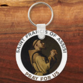Franciscus van Assisi Bid voor ons Sleutelhanger (Achterkant)