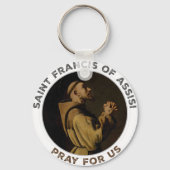 Franciscus van Assisi Bid voor ons Sleutelhanger (Achterkant)