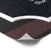 Franciscus van Assisi citaat - afdrukken Poster (Hoek)