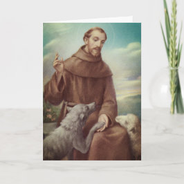 Franciscus van Assisi Dierenvriend Kaart