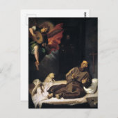 Franciscus van Assisi met engelmuziek Briefkaart (Voorkant / Achterkant)