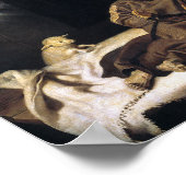 Franciscus van Assisi met engelmuziek Poster (Hoek)