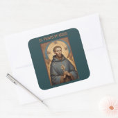 Franciscus van Assisi Rooms-Katholieke Sticker (Envelop)