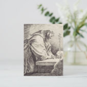 Franciscus van Assisi, stichter van de Franciscane Briefkaart (Staand voorkant)