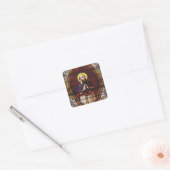 Franciscus van Sales, bisschop van Genève Vierkante Sticker (Envelop)