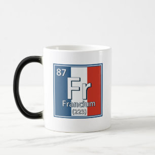 Francium - France Flag French Science Magische Mok
