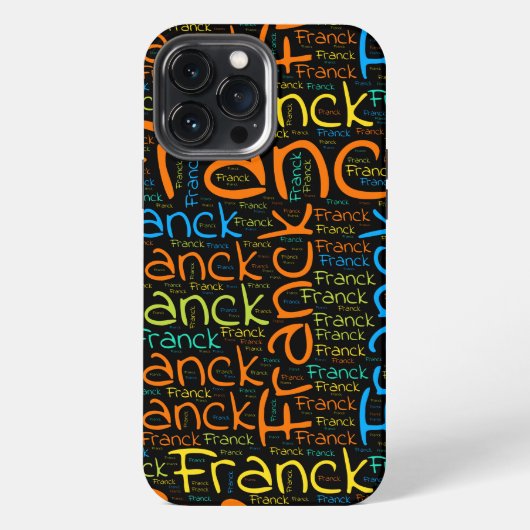 Franck iPhone Hoesje (Achterkant)