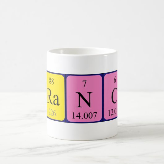 Franck periodieke lijstnaam mok (Center)